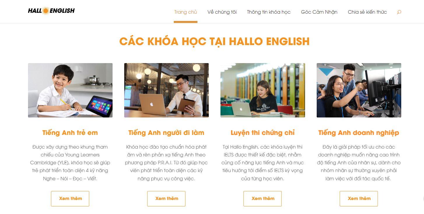 Công Ty Cổ Phần Giáo Dục Hallo English