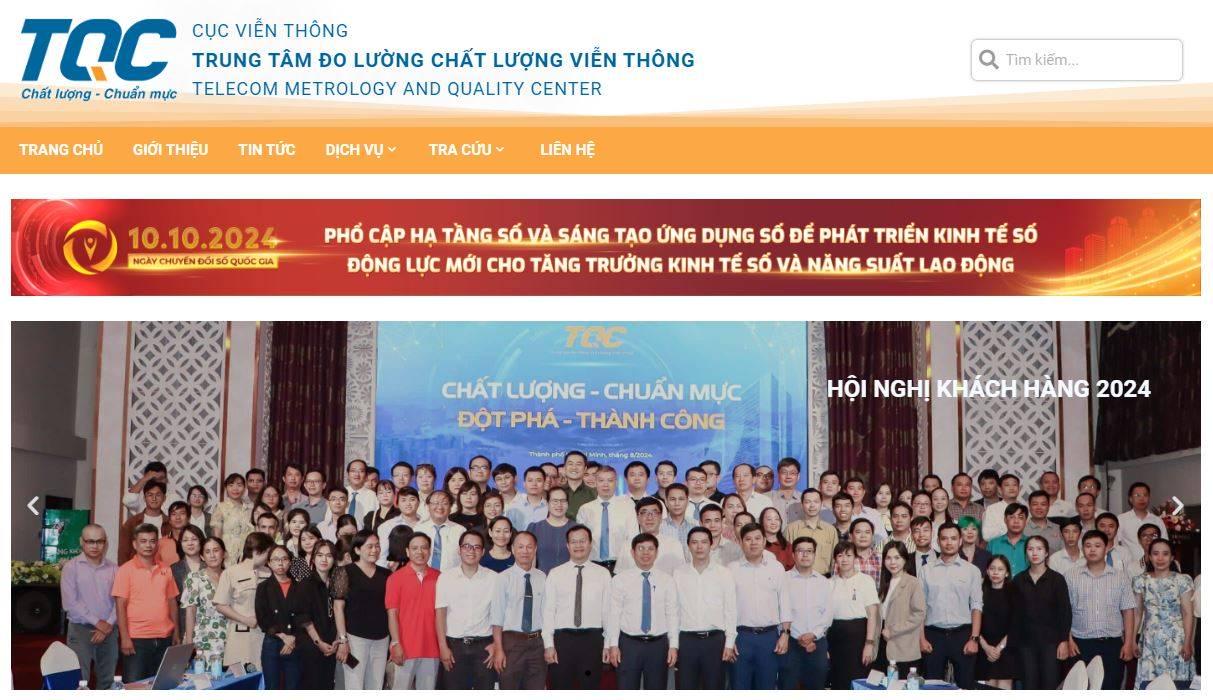 TRUNG TÂM ĐO LƯỜNG CHẤT LƯỢNG VIỄN THÔNG