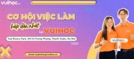 Vuihoc.vn tuyển dụng - Tìm việc mới nhất, lương thưởng hấp dẫn.