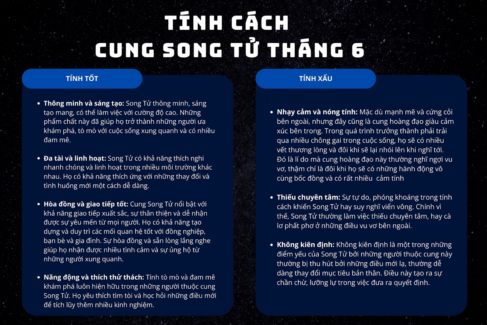  tính cách song tử tháng 6