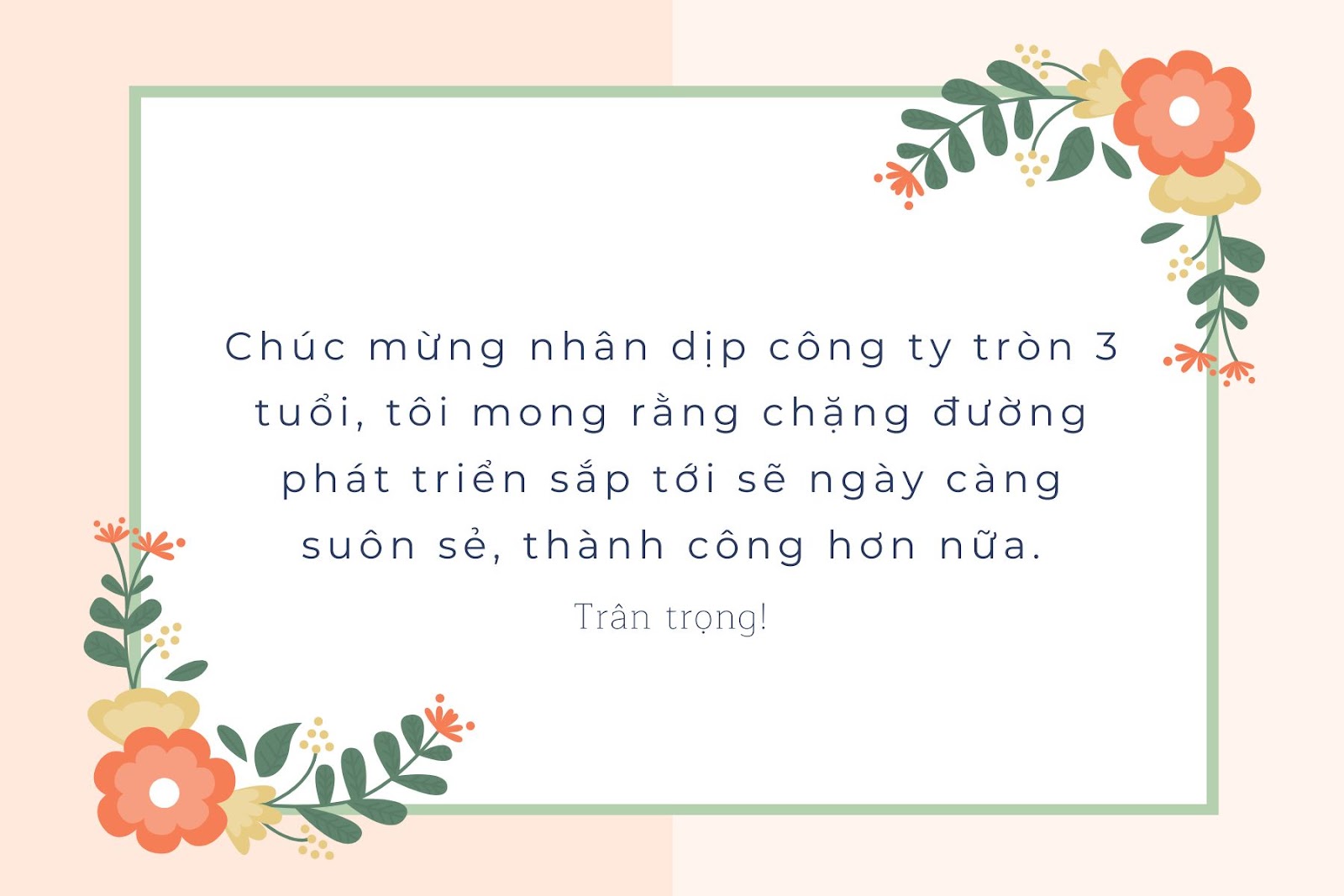 Lời chúc mừng kỷ niệm ngày thành lập công ty dành cho những đối tác làm ăn