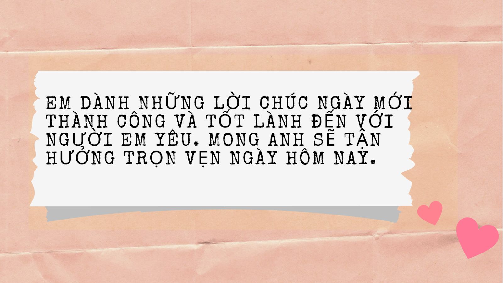 Lời chúc ngày mới với người đặc biệt của bạn