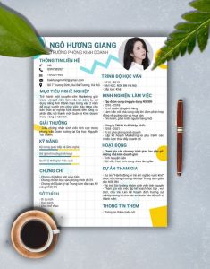 Mẫu CV nhân viên kinh doanh