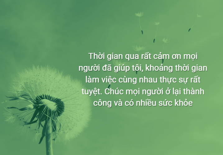 nói lời chia tay với đồng nghiệp khi nghỉ hưu