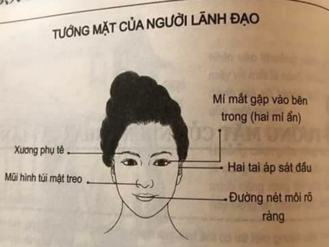 tướng mặt nữ lãnh đạo