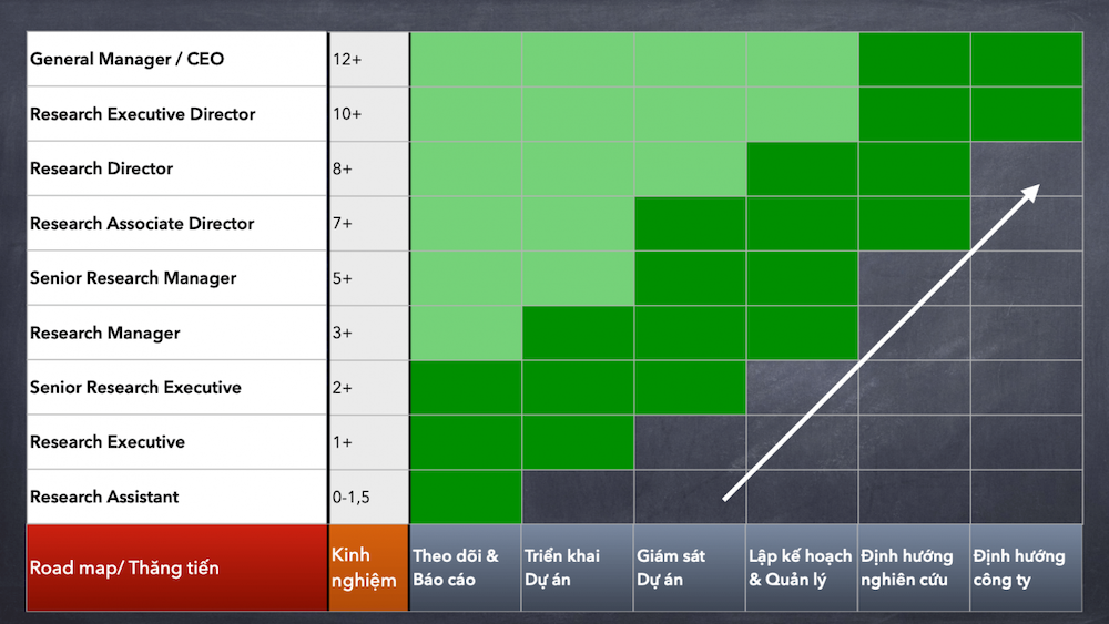 Con đường nghề nghiệp của Market Research
