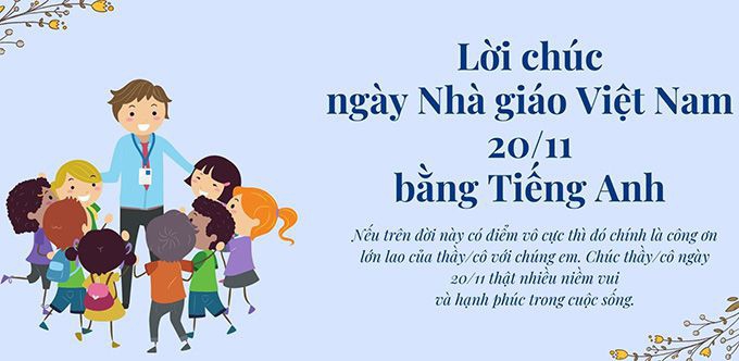 lời chúc 20/11 bằng tiếng anh