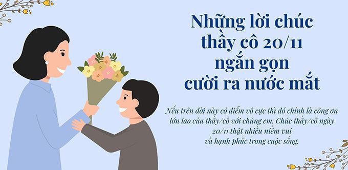 lời chúc 20/11 hay ngắn gọn