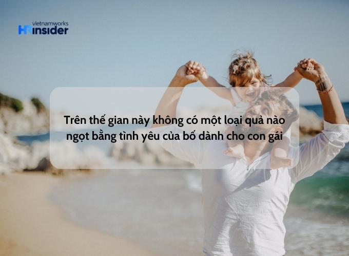 Những caption ý nghĩa đặc biệt về cha và con gái