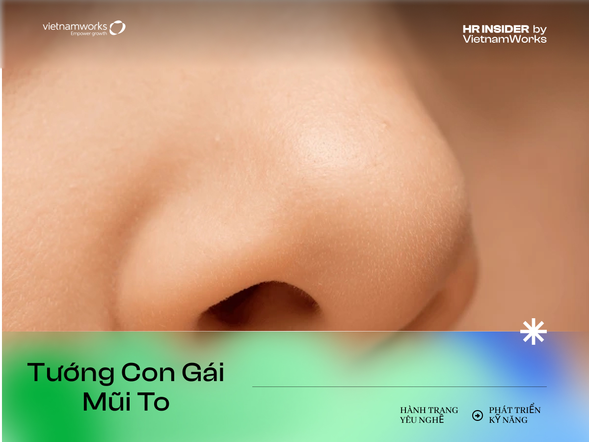 Tướng con gái mũi to