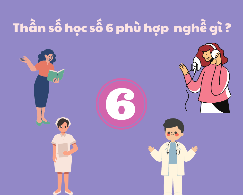  Một số ví dụ về các ngành nghề mà người mang số chủ đạo 6 