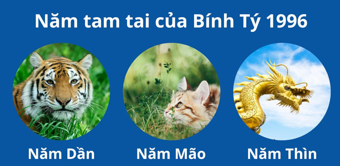 cách tính tam tai tuổi tý 1996