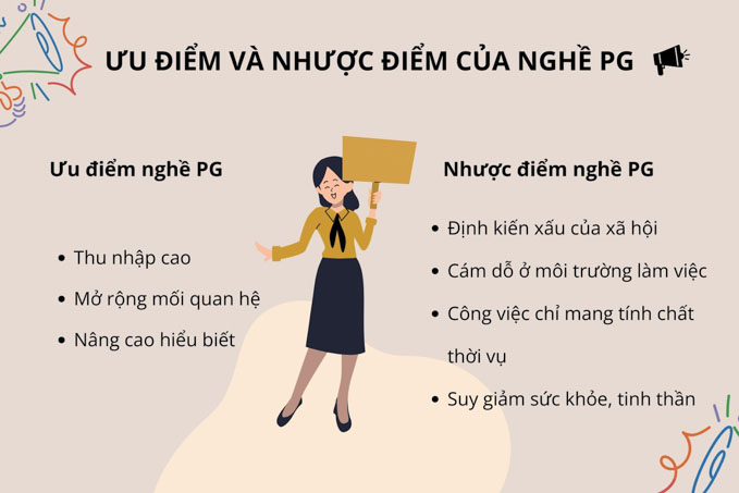 ưu điểm và nhược điểm khi làm PG