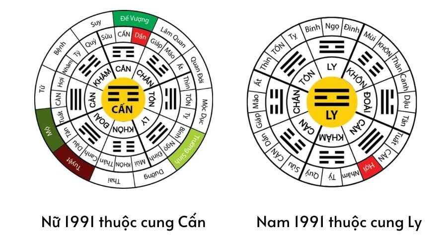 Nữ giới tuổi 1991 mệnh gì