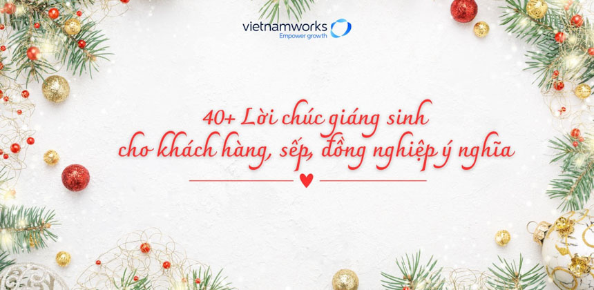 lời chúc giáng sinh cho khách hàng, sếp, đồng nghiệp