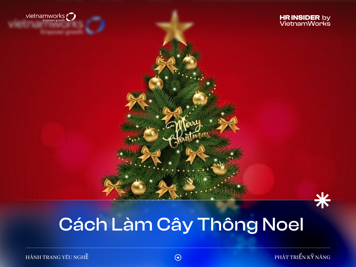 cách làm cây thông Noel