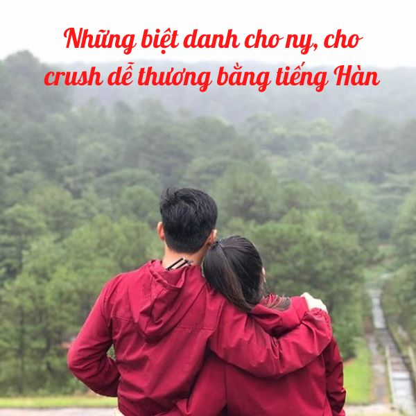 Đặt biệt danh cho ny, crush dễ thương bằng tiếng Hàn