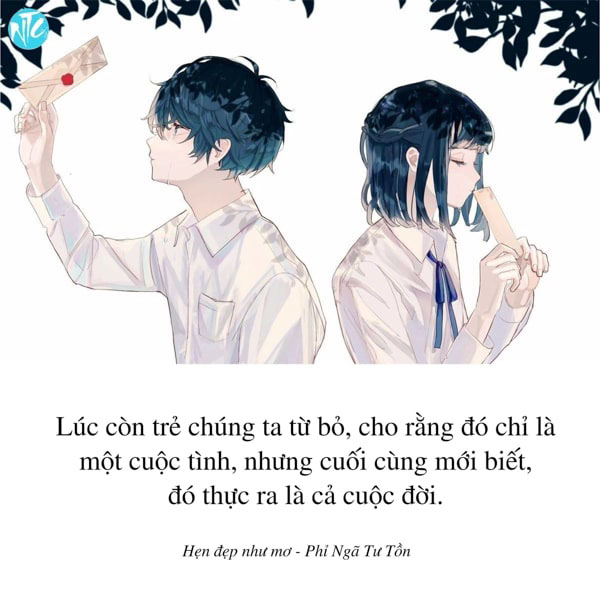 câu nói về tình yêu ngôn tình