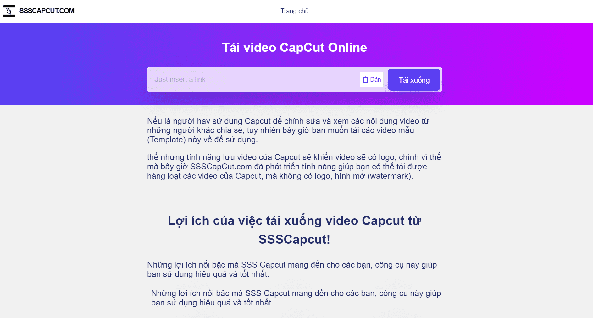 tải video capcut của người khác