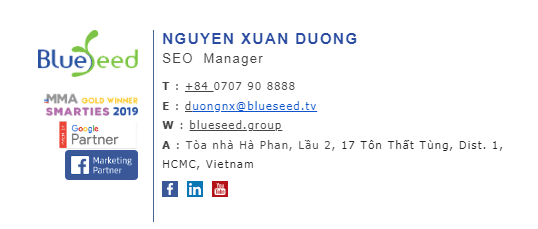 mẫu chữ ký email