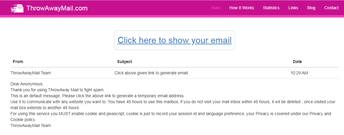 tạo email ảo