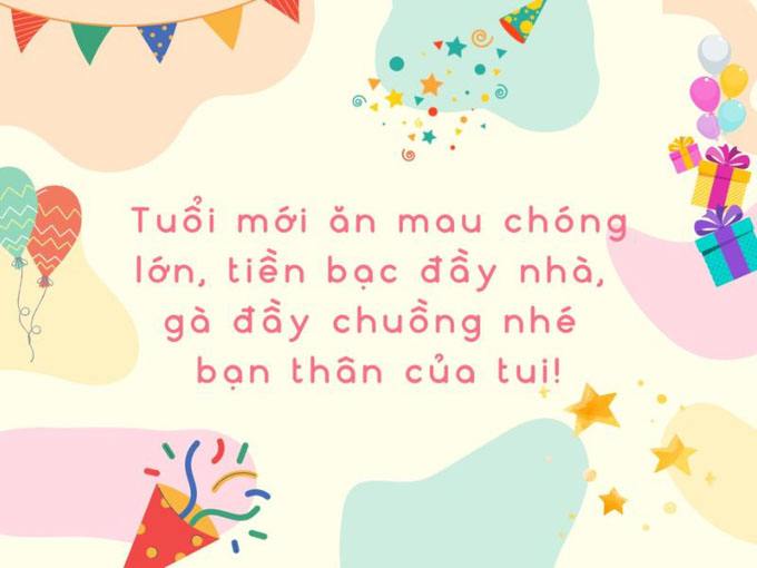 lời chúc sinh nhật hay cho bạn