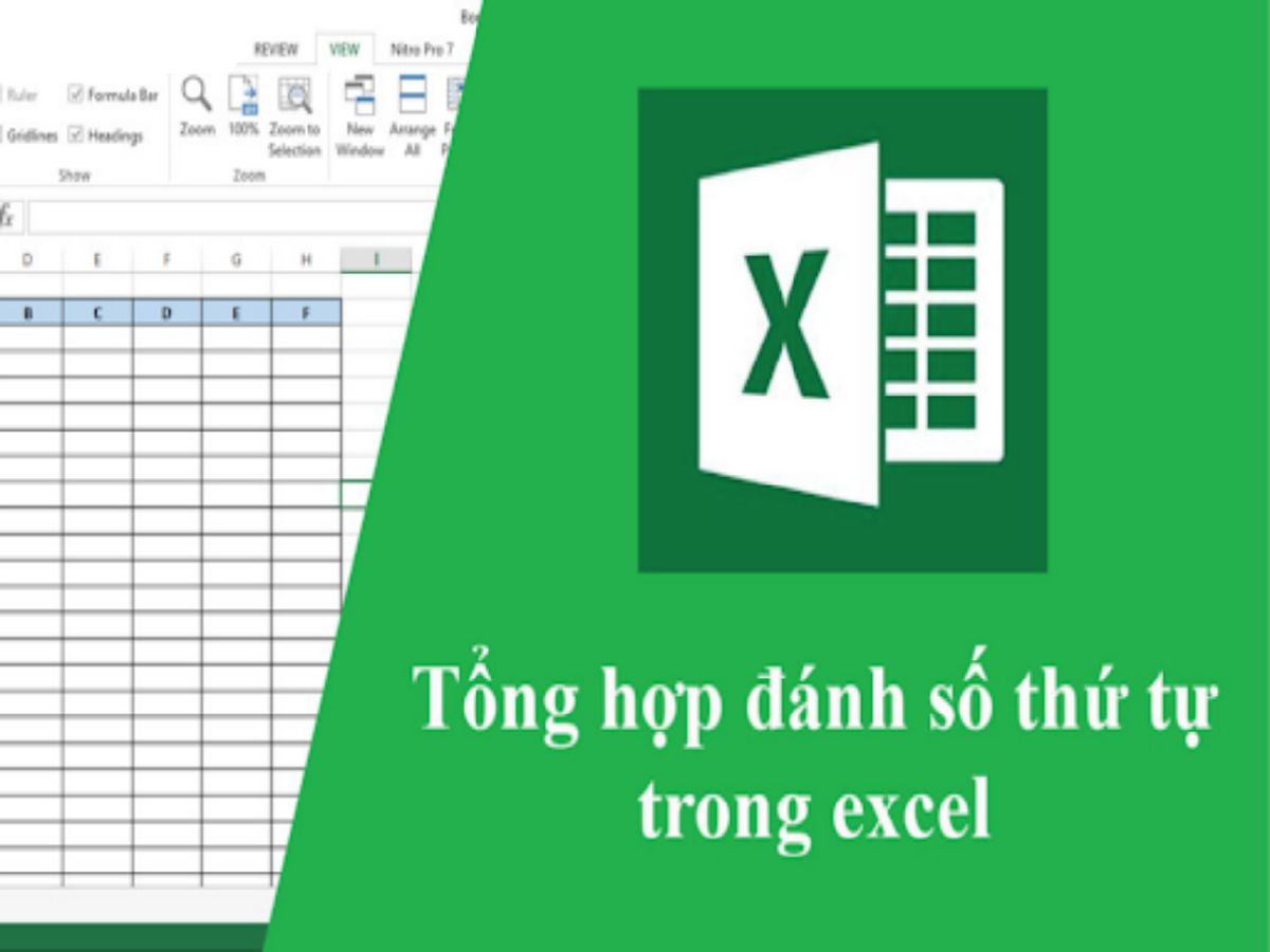 cách đánh số thứ tự trong excel