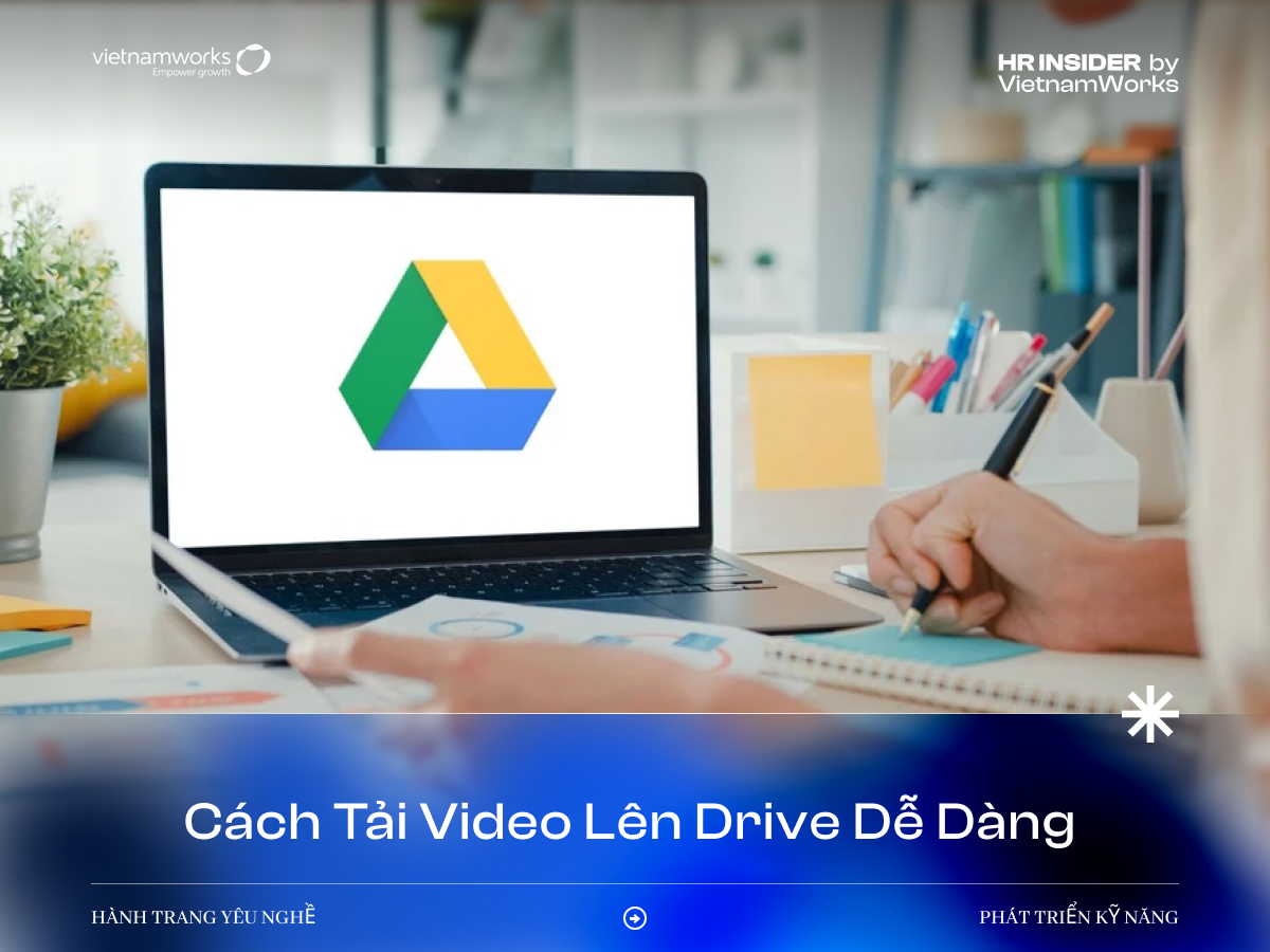 tải video lên Drive