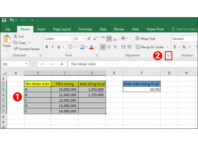 Cách khóa vùng giá trị file Excel