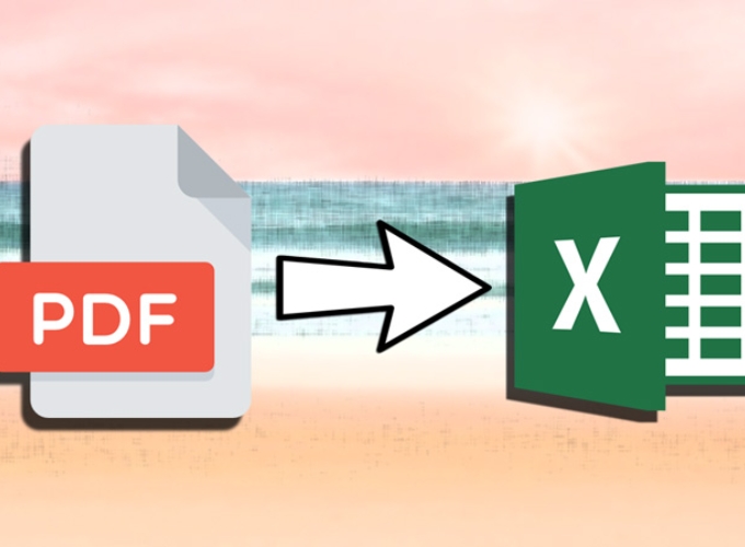 Cách chuyển file PDF sang excel miễn phí