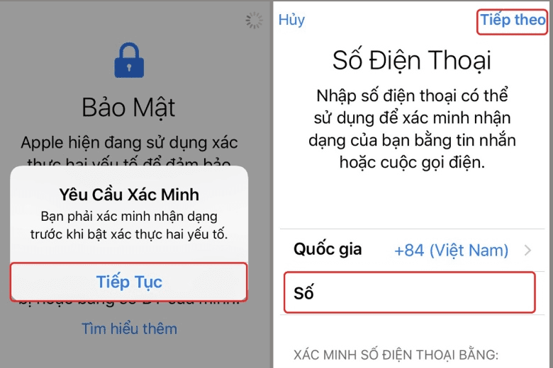 Cách lấy mã xác minh email trên iphone