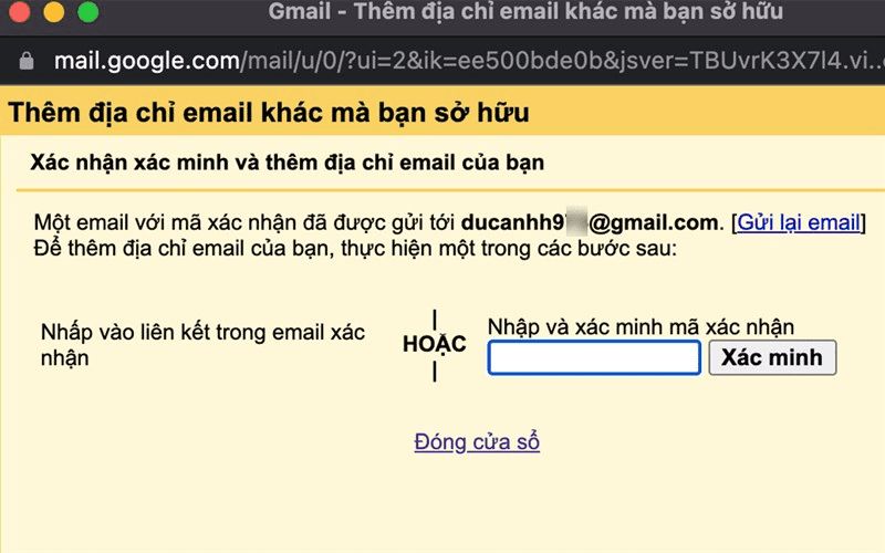 Các lưu ý khi thực hiện xác minh địa chỉ email