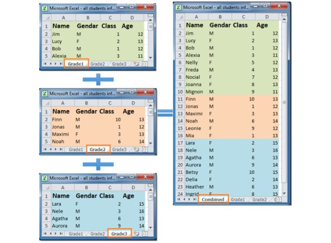 Sử dụng Macro để gộp nhiều file excel thành 1 file