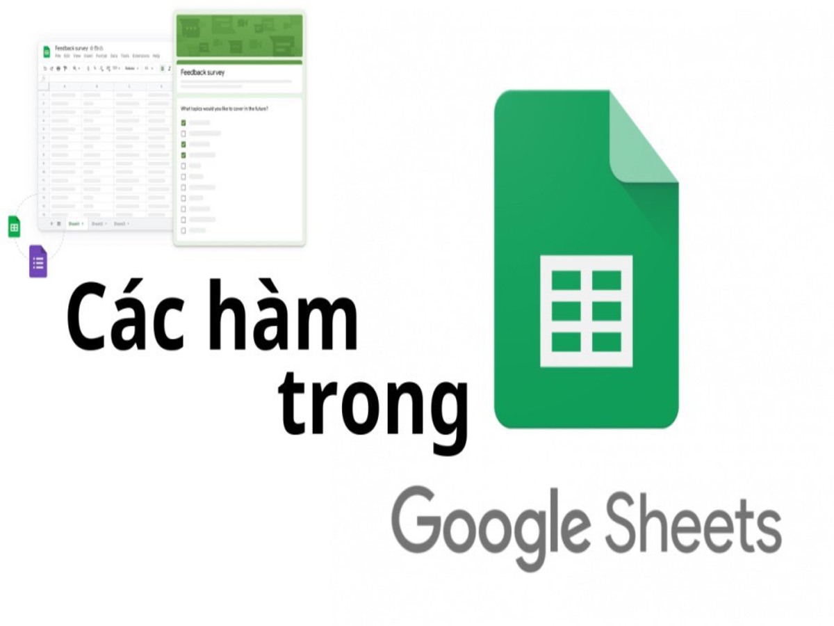 Tổng hợp các hàm trong Google thông dụng nhất cho dân văn phòng