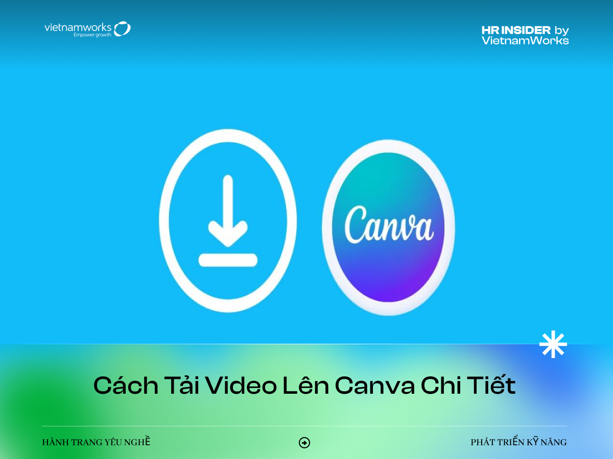 cách tải video lên Canva