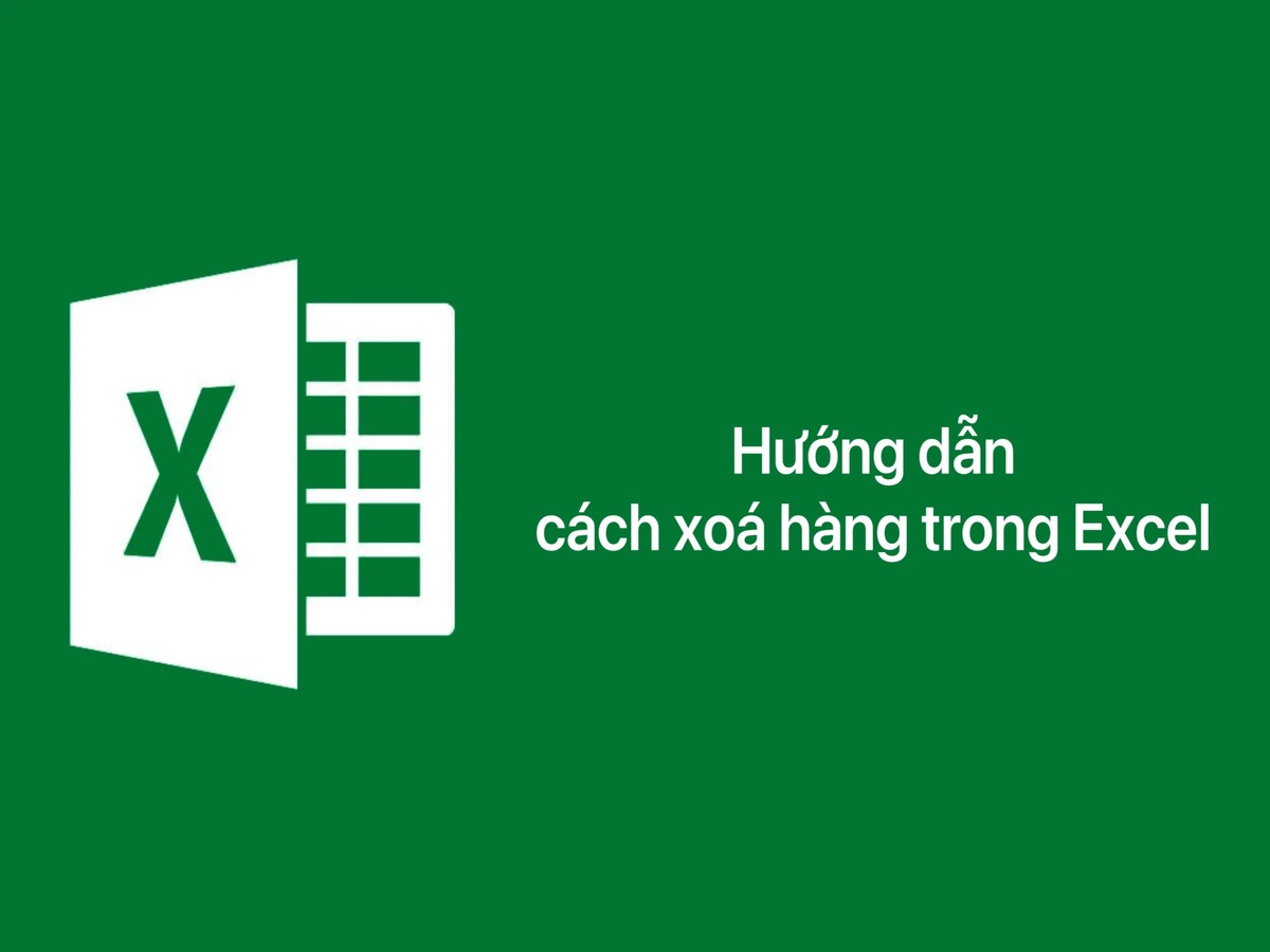 cách xóa hàng trong excel