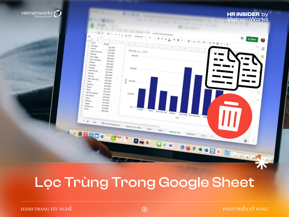 cách lọc trùng trong Google Sheet