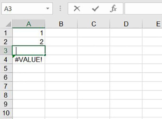 Lỗi thường gặp khi cố định ô trong excel