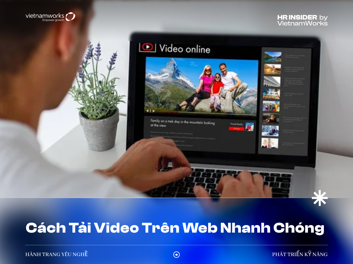 tải video trên web