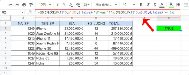 vlookup-or