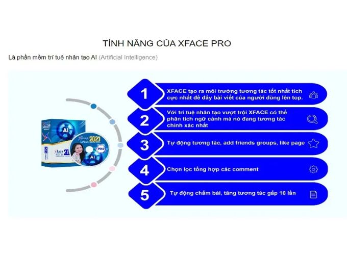 Xface là một ứng dụng phần mềm sử dụng trí tuệ nhân tạo (AI)