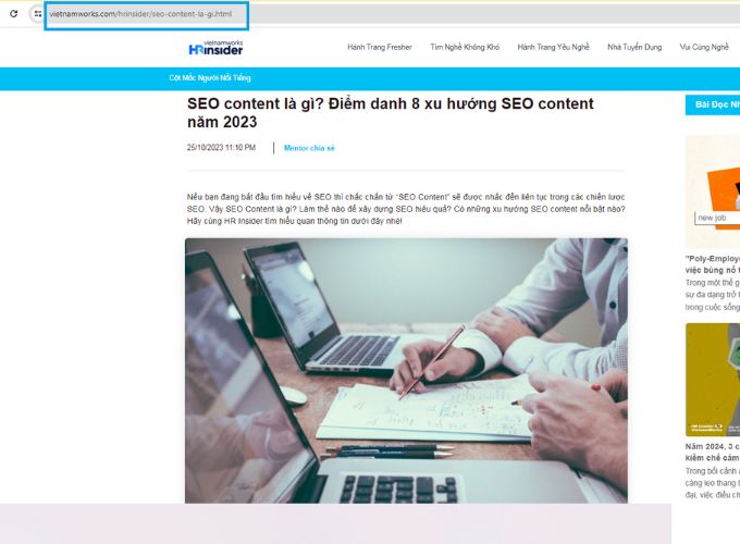 Tối ưu bài viết chuẩn SEO