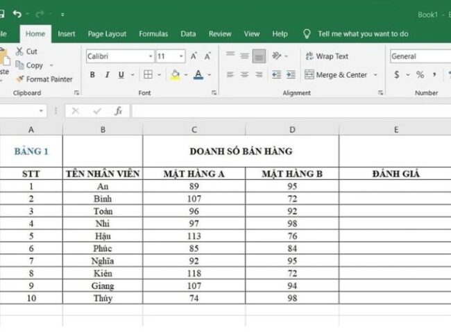 Kết hợp 2 hàm trong Excel