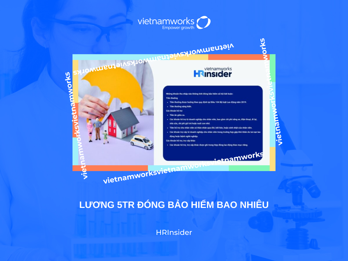 lương 5tr đóng bảo hiểm bao nhiêu