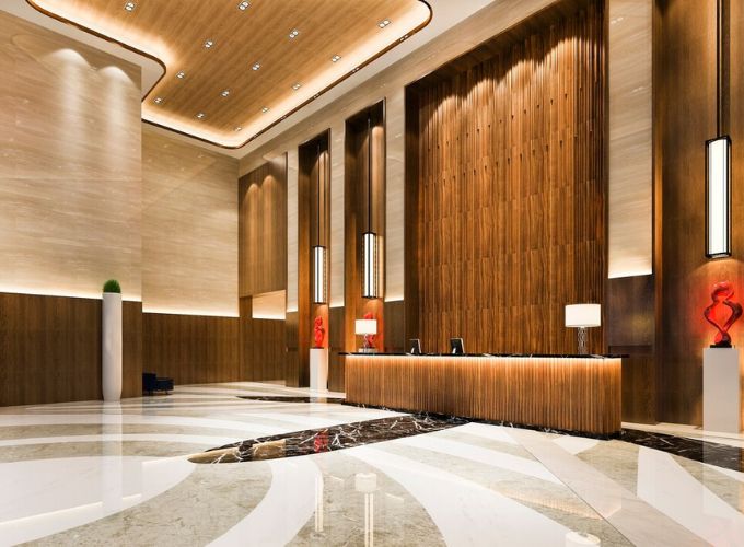 Tiêu chuẩn thiết kế Lobby hotel ở khách sạn 5 sao