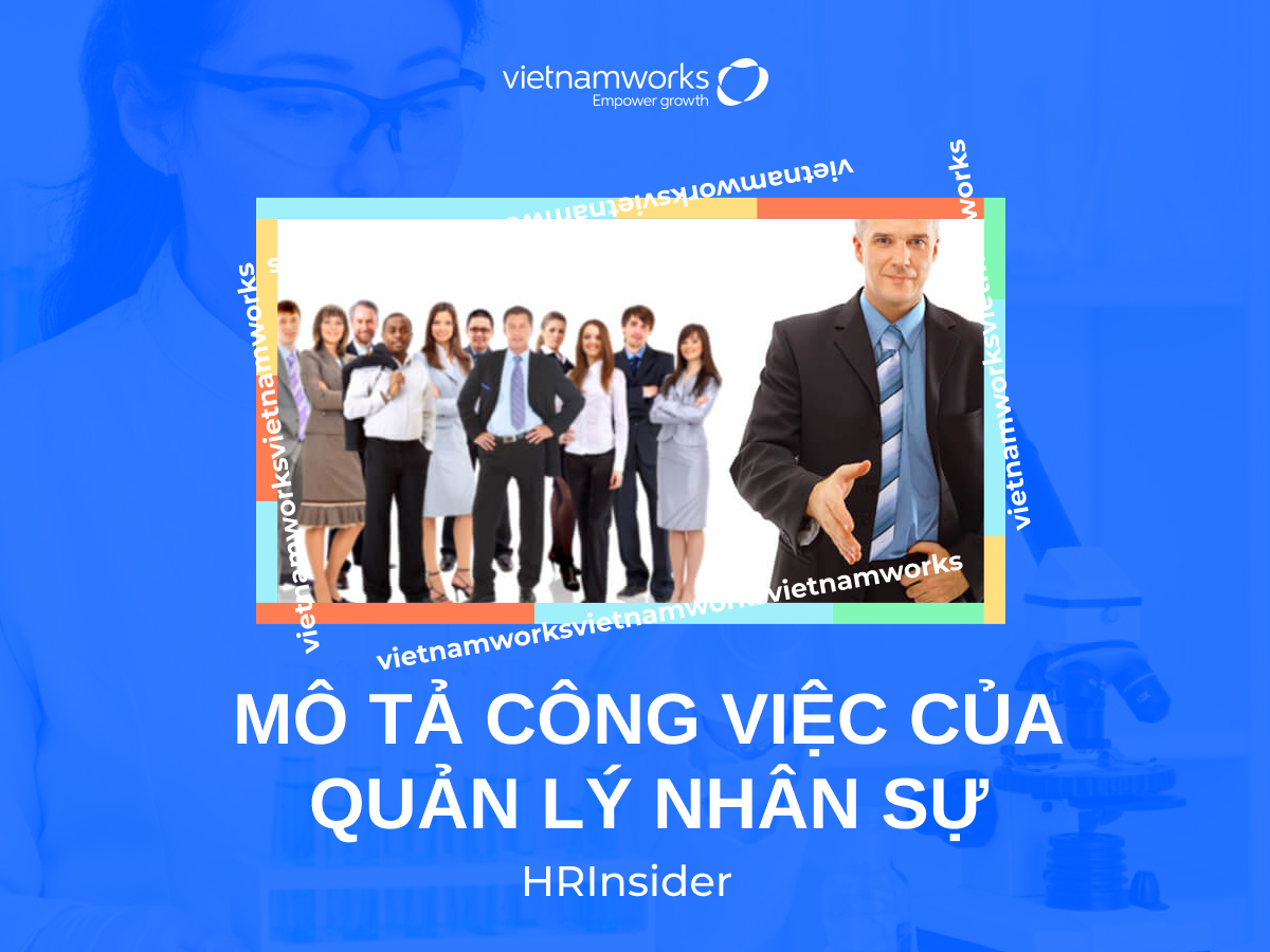 mô tả công việc của quản lý nhân sự