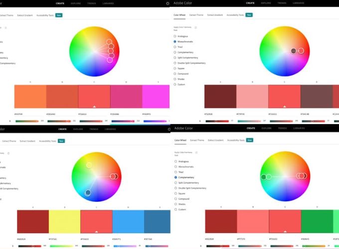 Công cụ Adobe Color Wheel