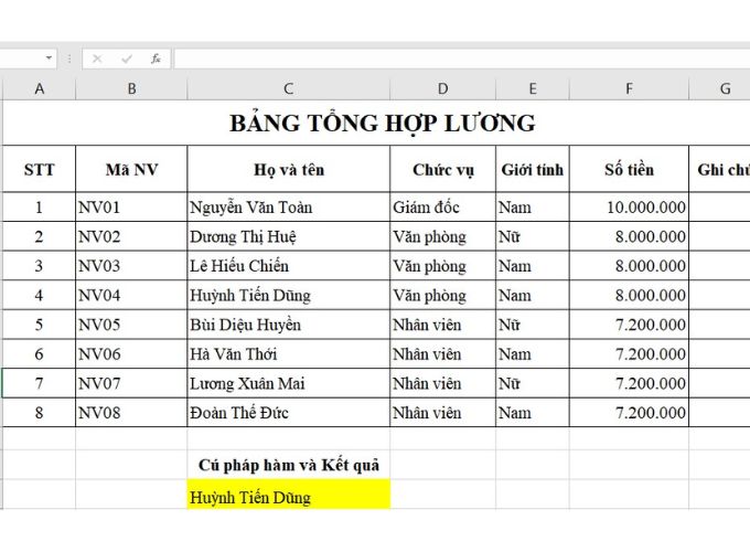 Hướng dẫn sử dụng hàm INDEX trong Excel siêu dễ dàng