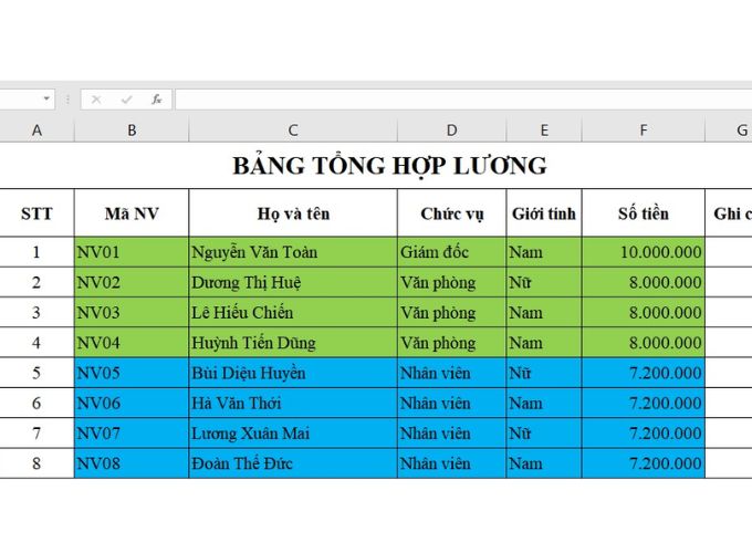 Áp dụng hàm INDEX nâng cao để người dùng lấy giá trị từ nhiều vùng tham chiếu.