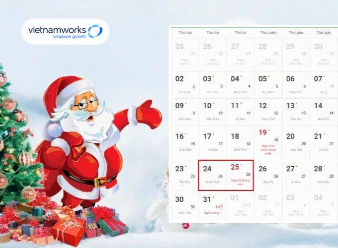 Còn bao nhiêu ngày nữa đến Noel 2024?